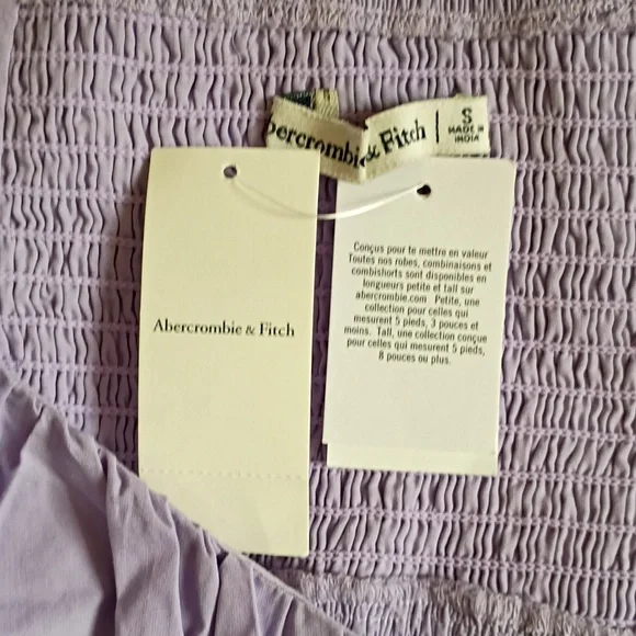 A&F Blogger Favorite Ruffle Flutter Sleeve Mini Dress sz S - Picture 9 of 10